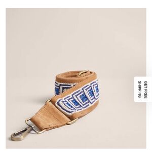 Parker Thatch Cross Body Strap- Block Blues & Cream -BRAND NEW UNUSED